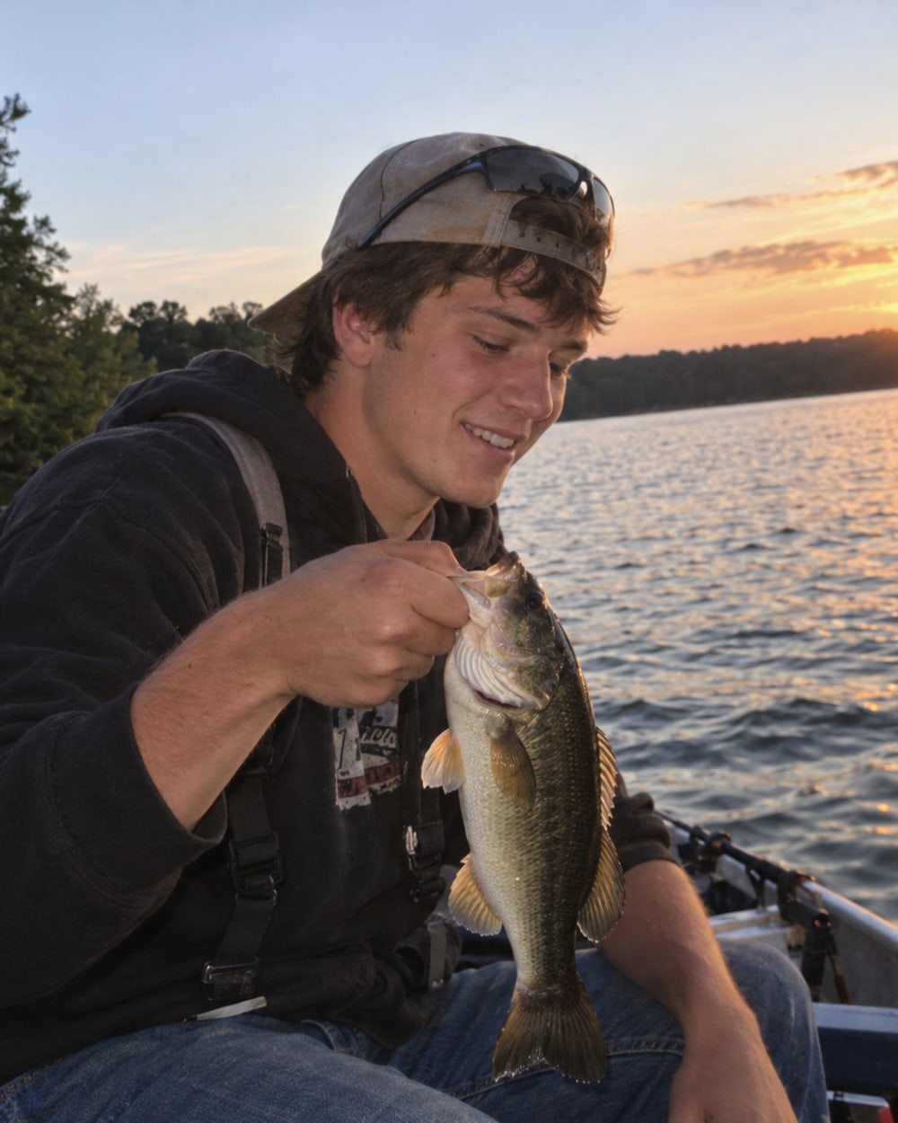 did not catch this fish.